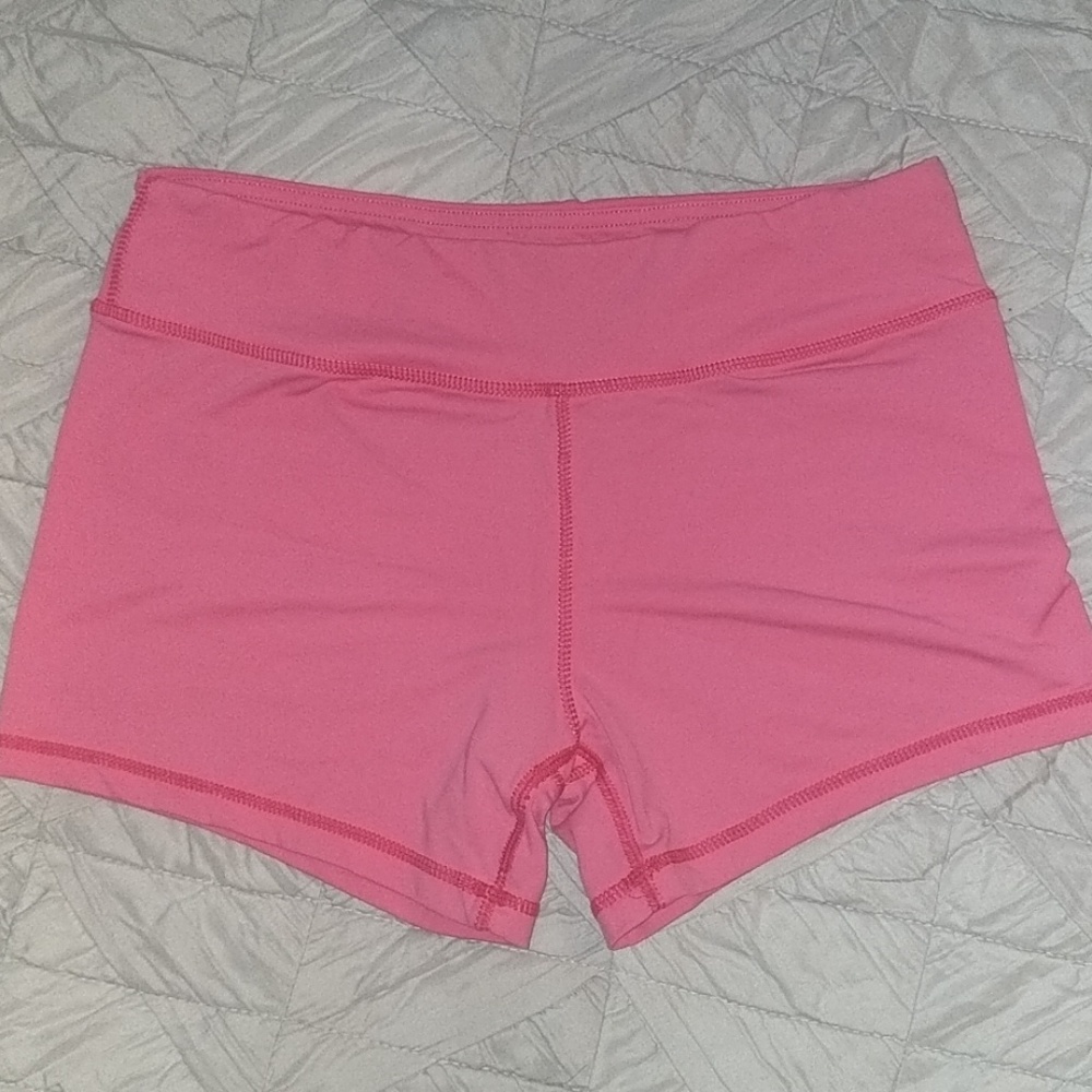 Hot pink booty shorts
